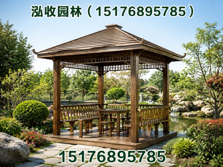 西宁防腐木展示图